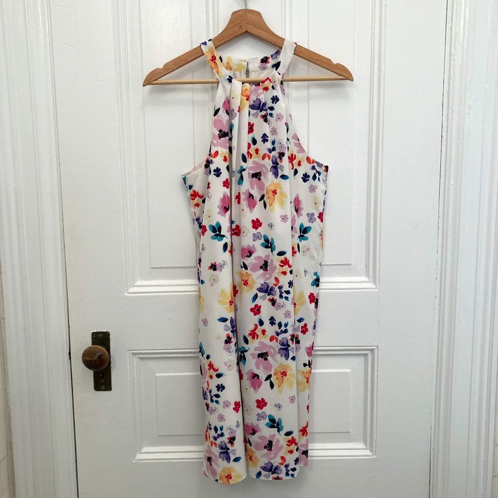 CeCe White Floral Dress